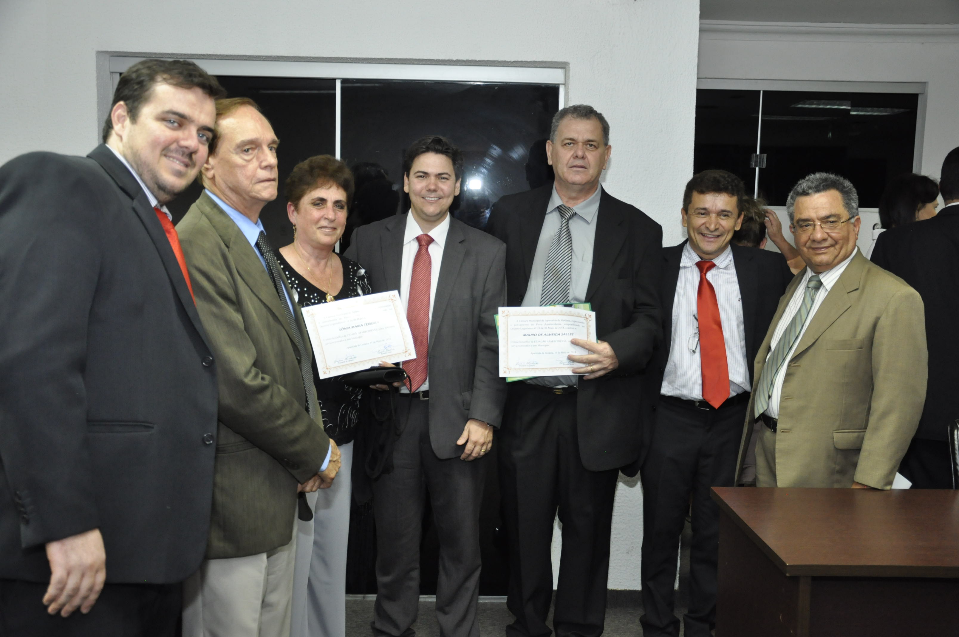 Defensores da segurança pública recebem título de Cidadãos Aparecidenses