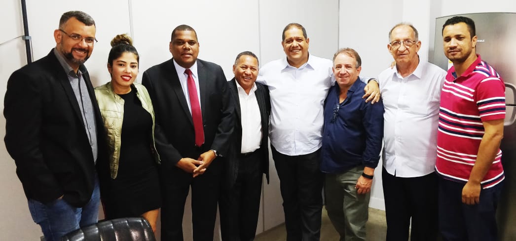 Deputado reeleito Jeferson Rodrigues visita Câmara para agradecer votação em Aparecida